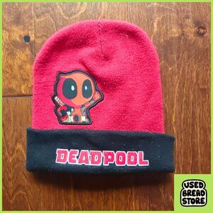 Marvel Deadpool Beanie Red Black Culture Fly Cute Comics Superhero